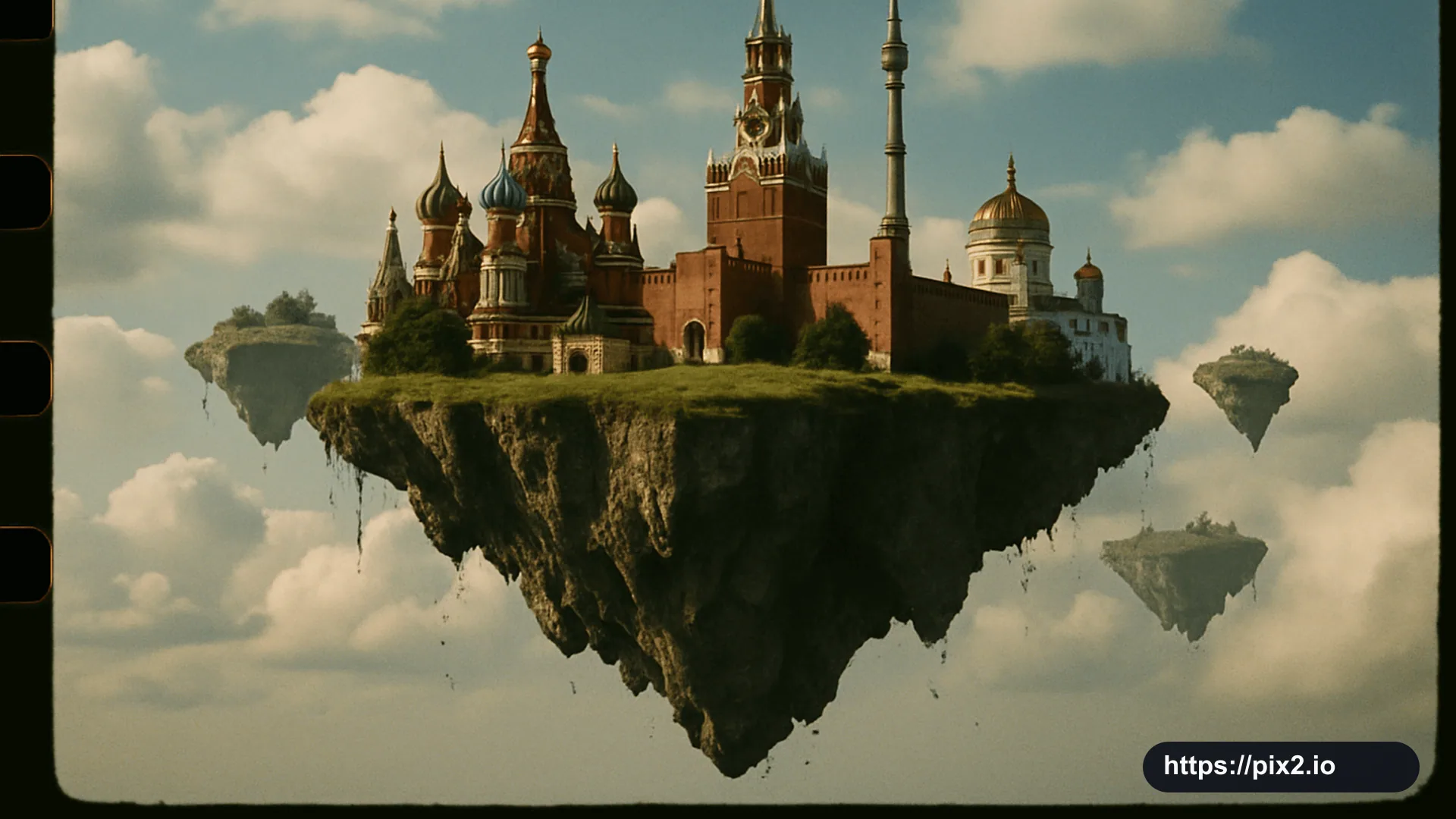 35mm Film Floating Island Moscow