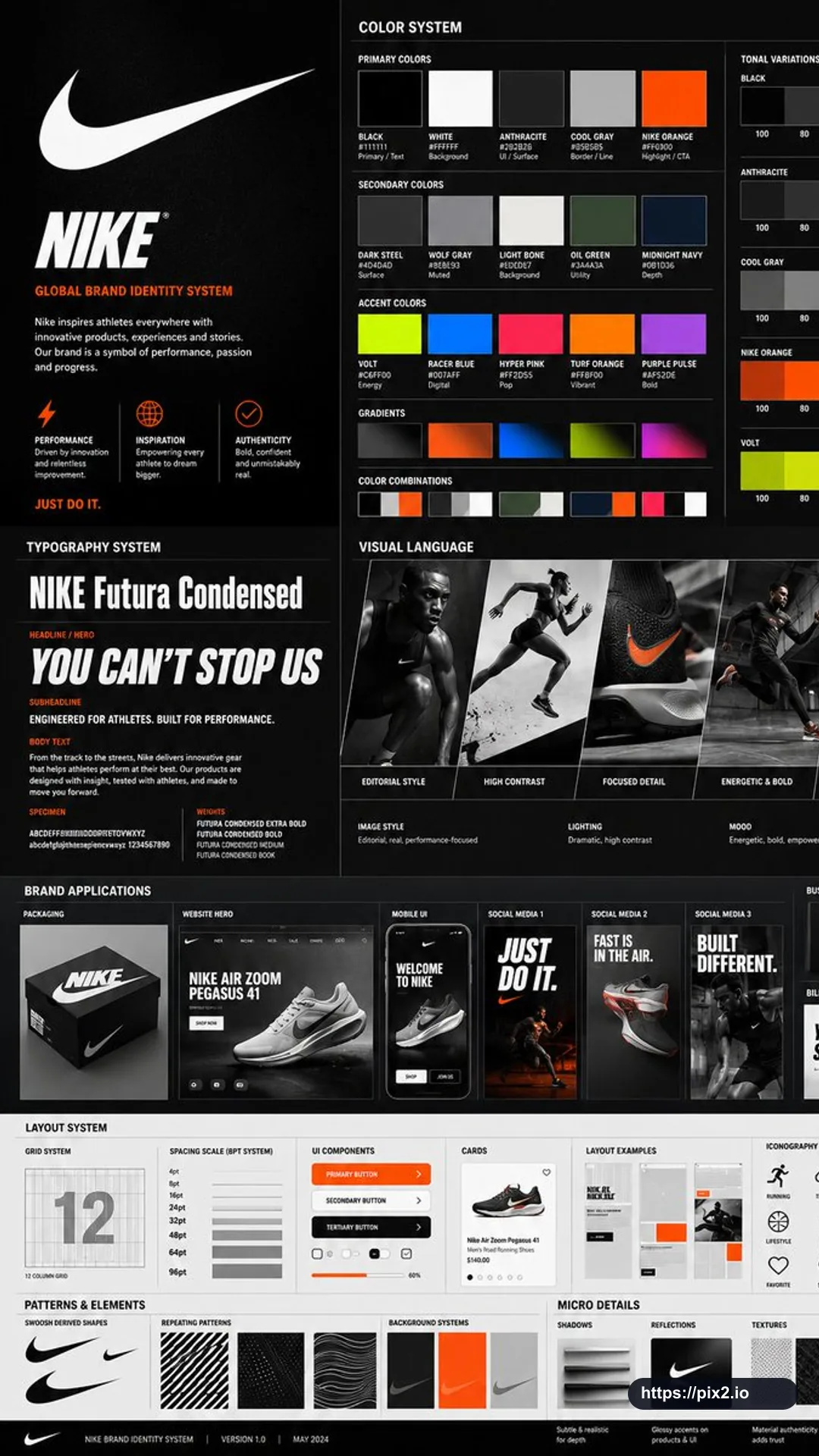 Brand Identity Guideline Board