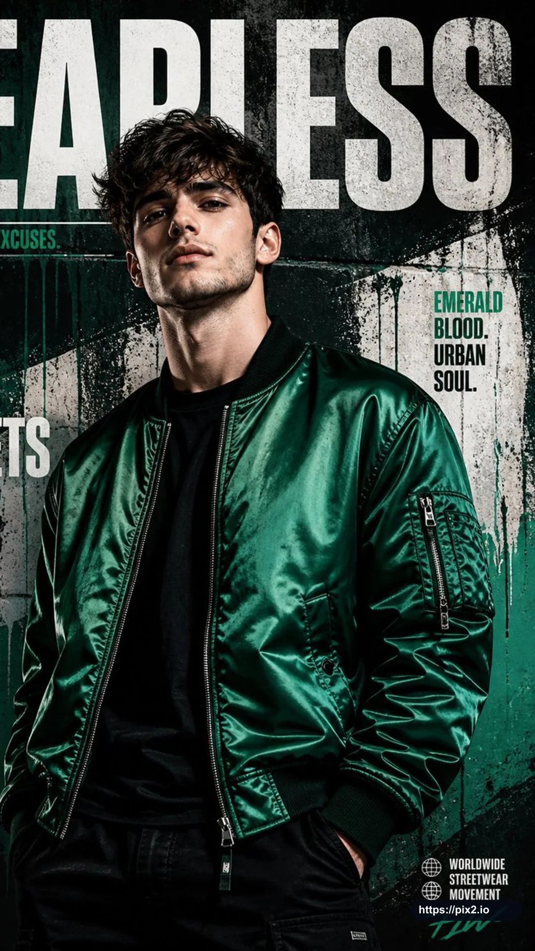 Emerald Street Fashion Poster