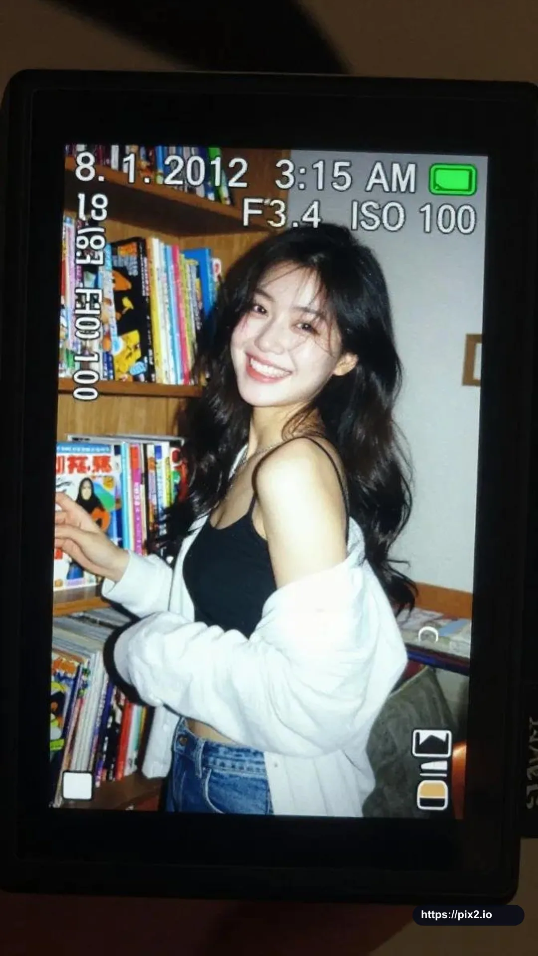 Vintage Camera LCD Screen Shot