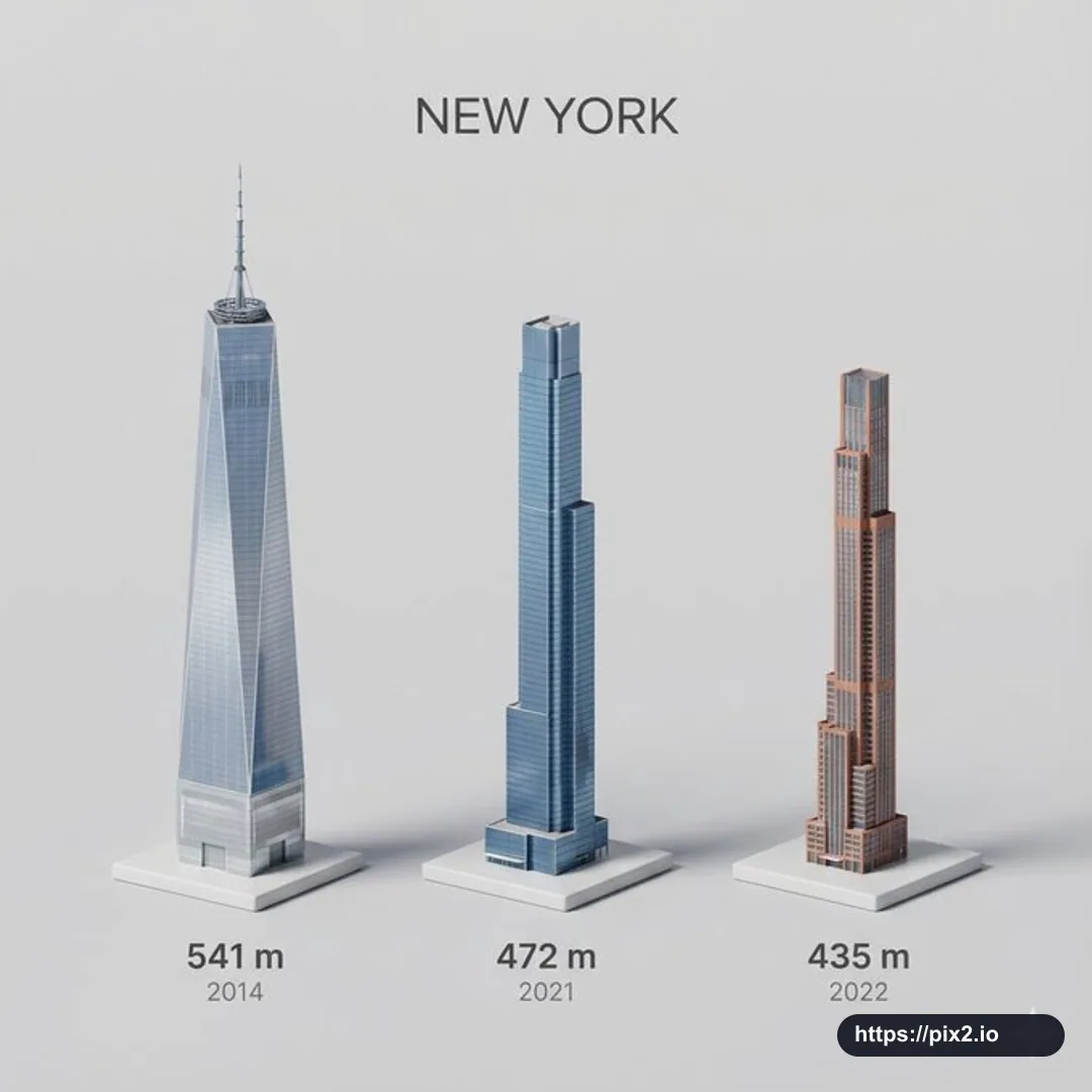 City Tallest Buildings Miniature View