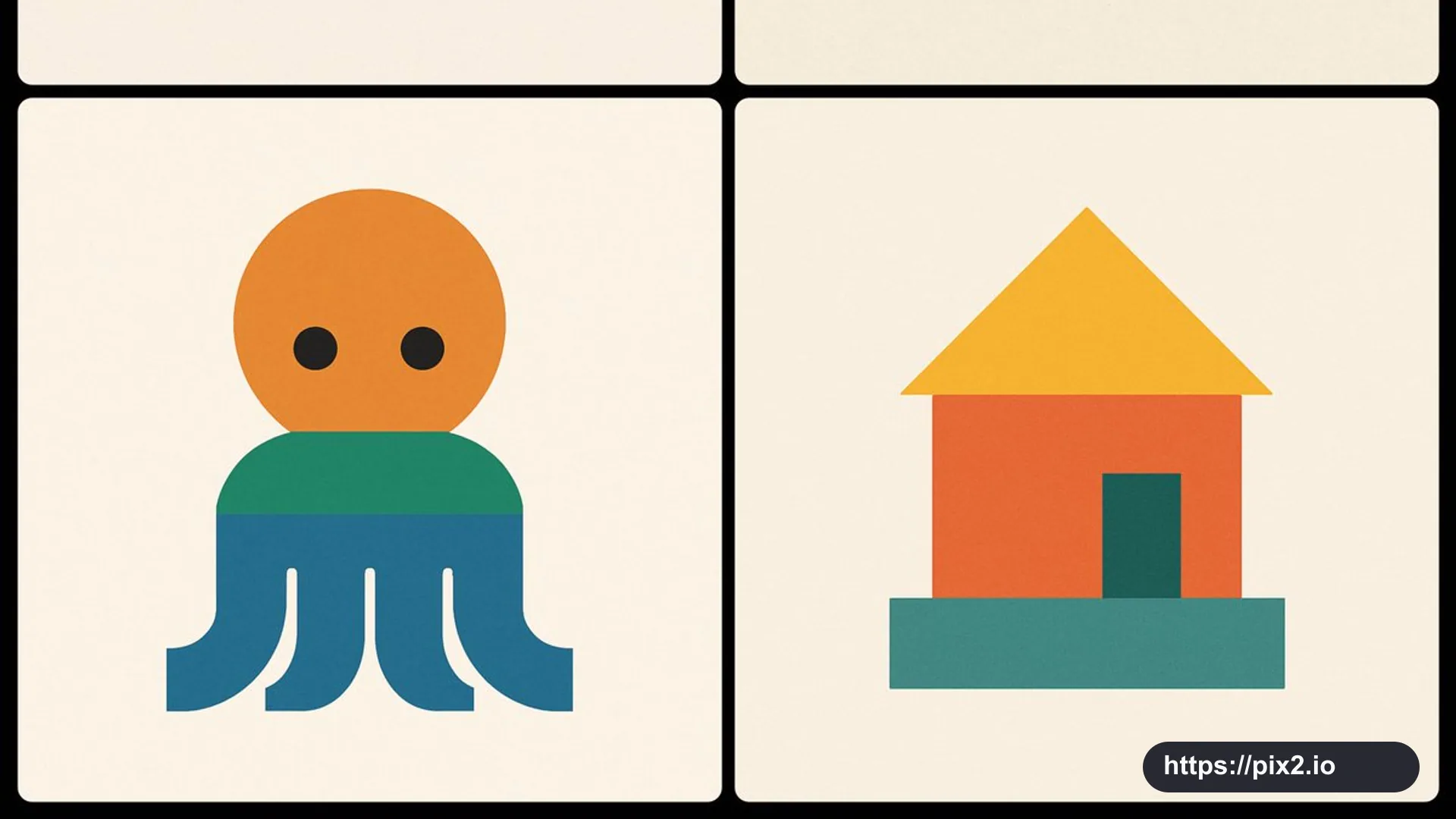 Three Shapes And Three Colors