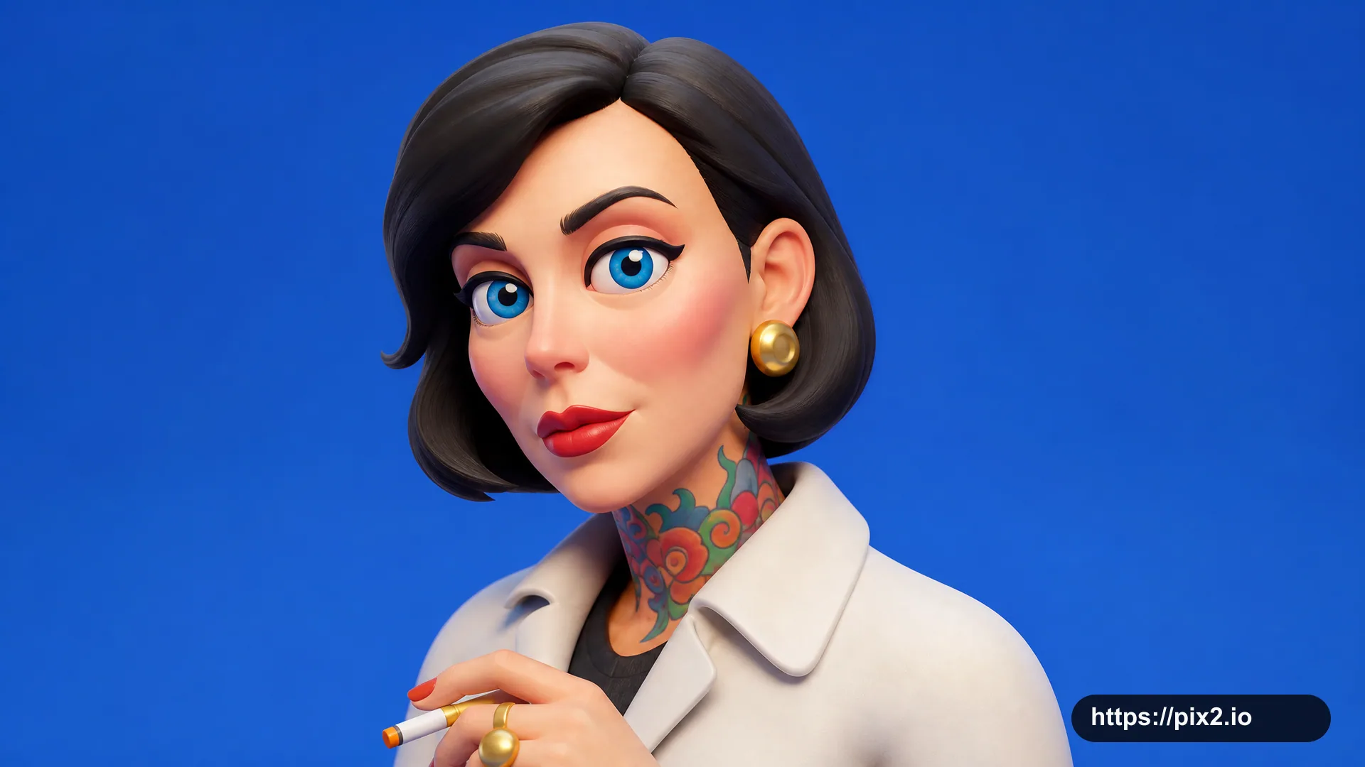 Stylized Clay 3D Character