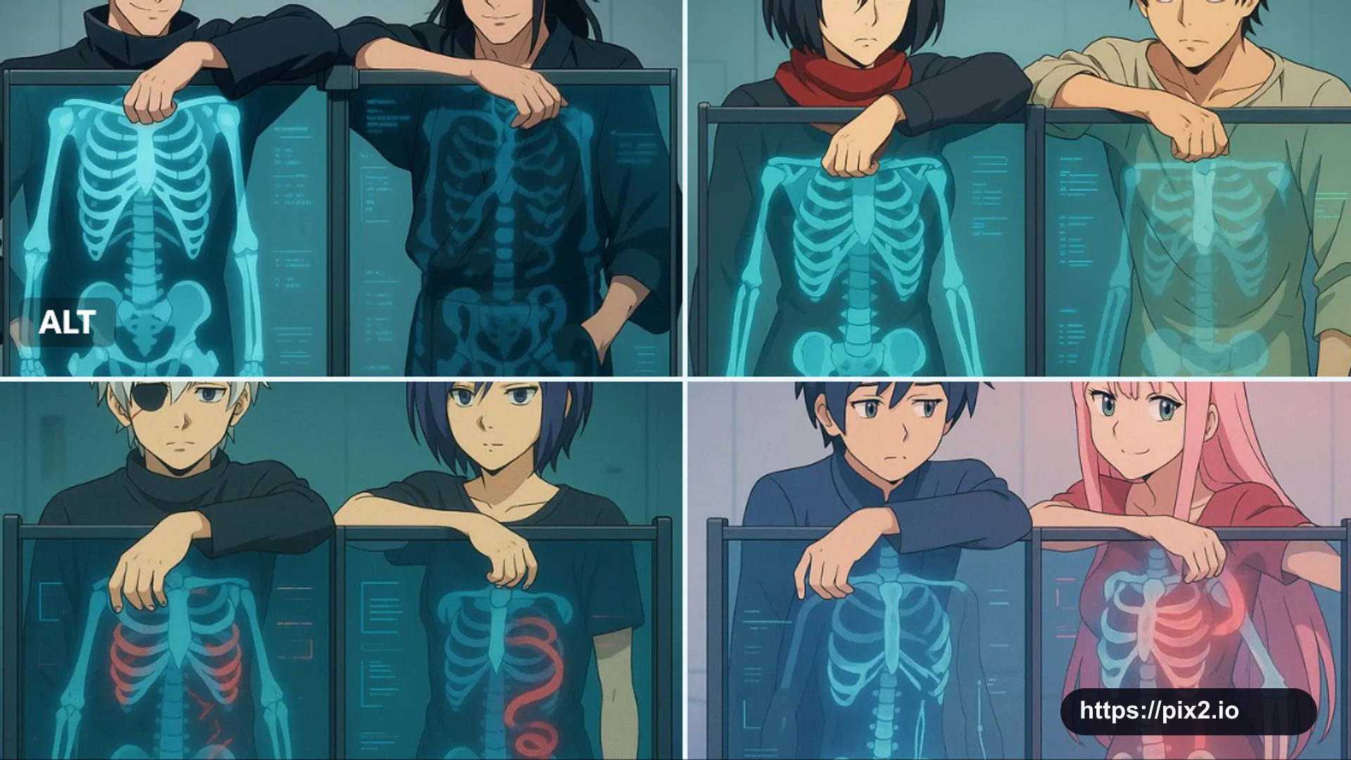 Futuristic Transparent Scan Panel