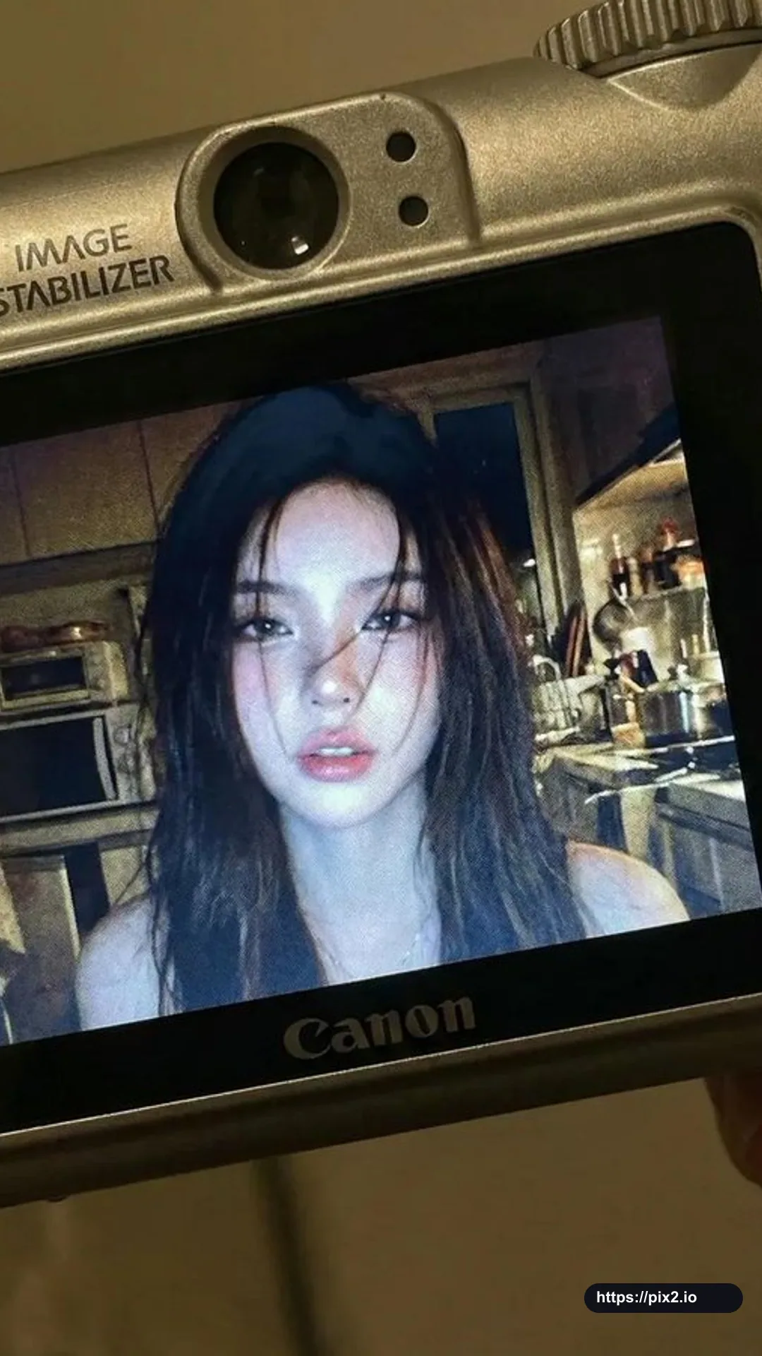 Digital Camera Screen Portrait